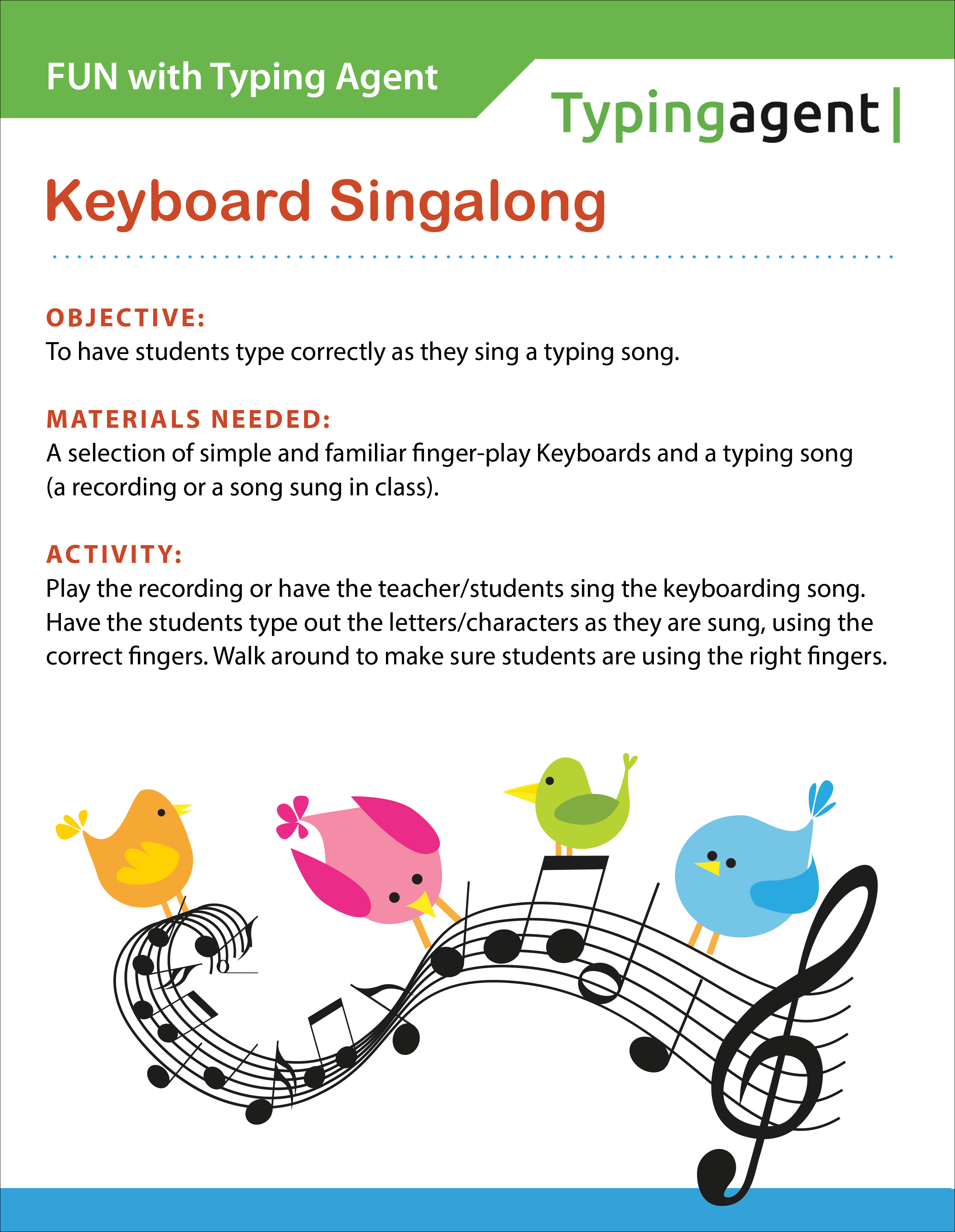 Typing Agent's K2 Offline Typing Activities